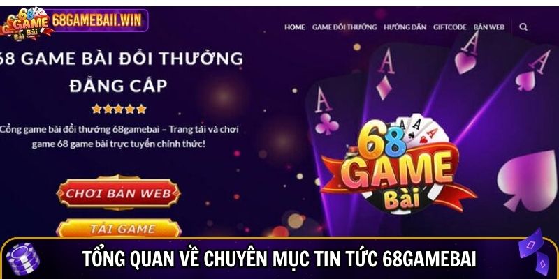 Tổng quan về chuyên mục tin tức 68gamebai